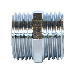 Mamelon Laiton Nickelé Double Mâle 20/27