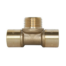 Té À Glissement Pour Tube Per Ø12 - Mâle 15/21 Au Centre