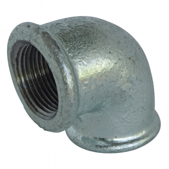 Coude Fonte Galva 90° Petit Rayon Femelle Femelle 20/27 N°90