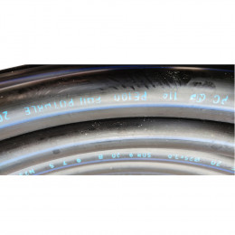Tube Polyéthylène Nf Bandes Bleues Ø25 Couronne 50m