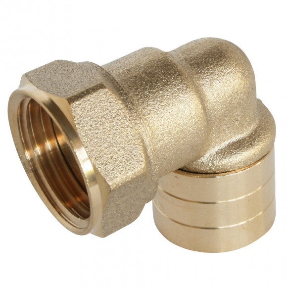 Raccord Coudé À Glissement Pour Tube Per Ø16 - Ecrou-tournant F15/21