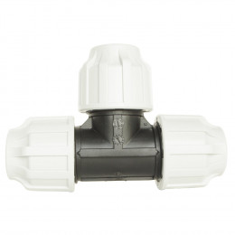 Té Égal Plastique Pour Tube Pe D25 - Serrage Extérieur