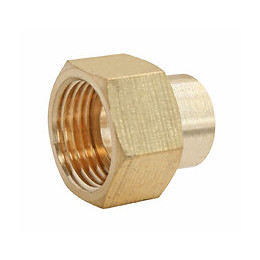 Raccord Cuivre À Souder - Raccord Droit Ø14 Écrou Tournant Laiton 15/21