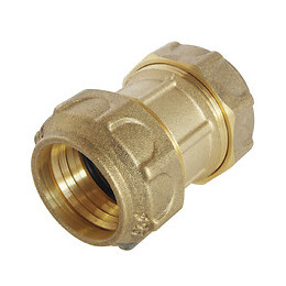 Manchon Égal Laiton Pour Tube Pe D20 - Serrage Extérieur