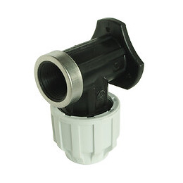 Applique Murale Plastique Pour Tube Pe D25 - F20/27- Serrage Extérieur