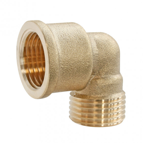 Coude Laiton 90° Mâle Femelle 15/21 (x10)