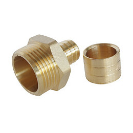 Raccord Droit À Glissement Pour Tube Per Ø16 - Mâle 20/27