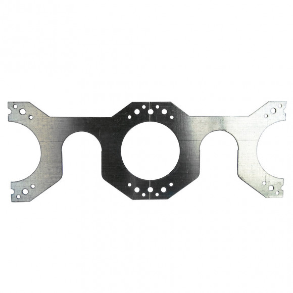 Platine Double Pour Fixation De  Boitiers À Encastrer