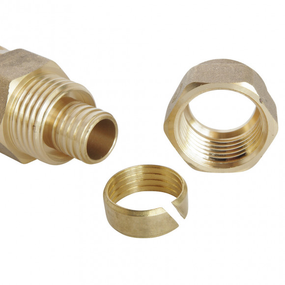 Raccord Droit À Visser Pour Tube Per Ø16 - Femelle 15/21