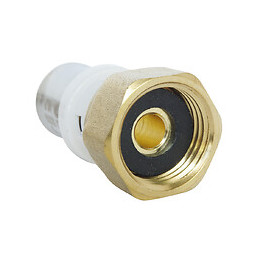 Raccord Droit À Sertir Pour Tube Multicouche Ø20 - Ecrou-tournant F15/21