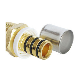 Raccord Droit À Sertir Pour Tube Multicouche Ø20 - Ecrou-tournant F15/21