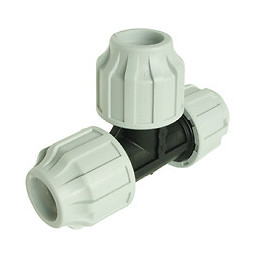Té Égal Plastique Pour Tube Pe D50 - Serrage Extérieur