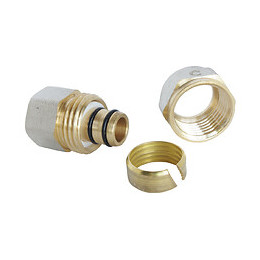 Racccord Droit À Visser Pour Tube Multicouche Ø16-f15/21