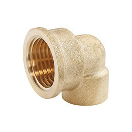 Raccord Laiton À Souder - Coude Laiton 90° Ø16  - Femelle 15/21