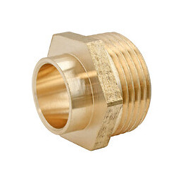 Raccord Laiton À Souder - Raccord Droit Ø12 - Mâle 12/17 (x10)