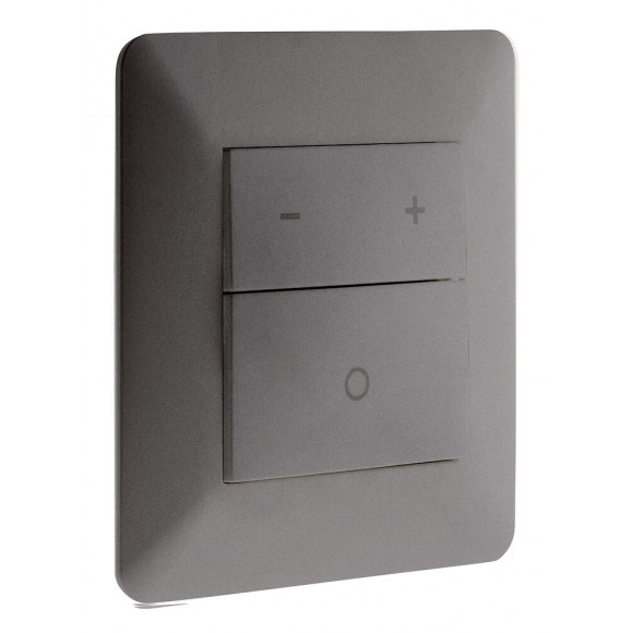 Variateur Led 3 Boutons Avec Mémoire D'intensité Lumineuse Titanium