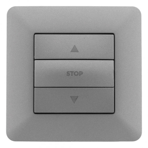 Interrupteur Commande Volets Roulants Titanium - Artezo