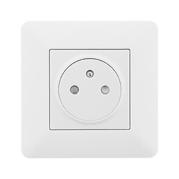 Prise De Courant Affleurante 2p+t 16a Simple Blanc - Artezo