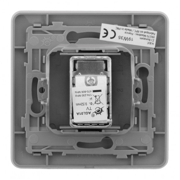 Prise Tv Ø 9.52mm Titanium - Artezo