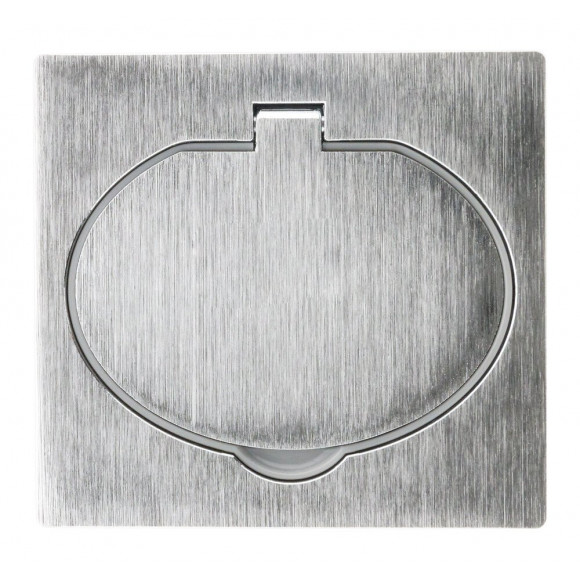 Prise De Sol 16a 2p+t Finition Alu Brossé - Ip44 Avec Boîte D'installation