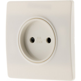 Prise 2p+t 16a Borne-auto + Griffes Ivoire - Diwone