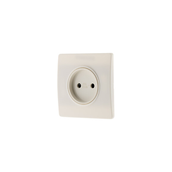 Prise 2p+t 16a Borne-auto + Griffes Ivoire - Diwone