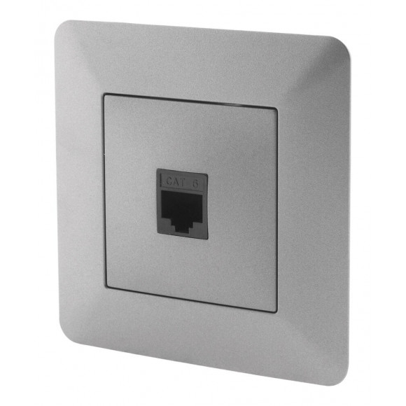 Prise Réseau Rj45 Cat6 Titanium - Artezo