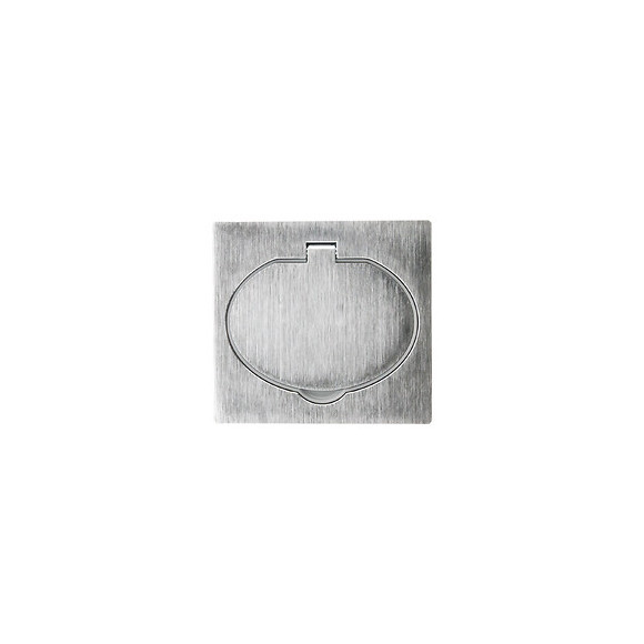 Prise De Sol 16a 2p+t Finition Alu Brossé - Ip44 Avec Boîte D'installation