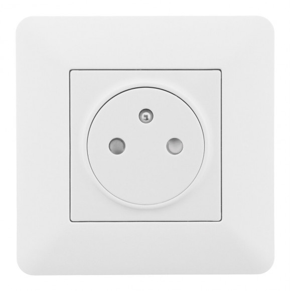 Prise De Courant Affleurante 2p+t 16a Simple Blanc - Artezo
