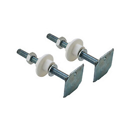 2 Fixations Lavabo Paroi Creuse Rondelle Excentrée 10x110