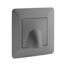 Plaque Sortie De Câble 16a Titanium - Artezo