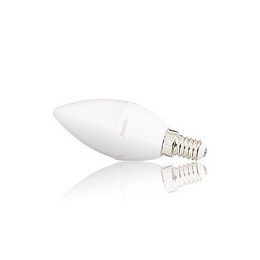 Lot X5 Ampoules Led Flamme, Culot E14, 5,5w Cons. (40w Éq.), Lumière Blanc Neutre