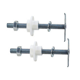 2 Fixations Lavabo Paroi Creuse Rondelle Excentrée 10x110