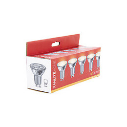Pack De 5 Spots Led, Culot Gu10, 4,8w Cons. (50w Eq.), 345 Lumens, Lumière Blanc Chaud