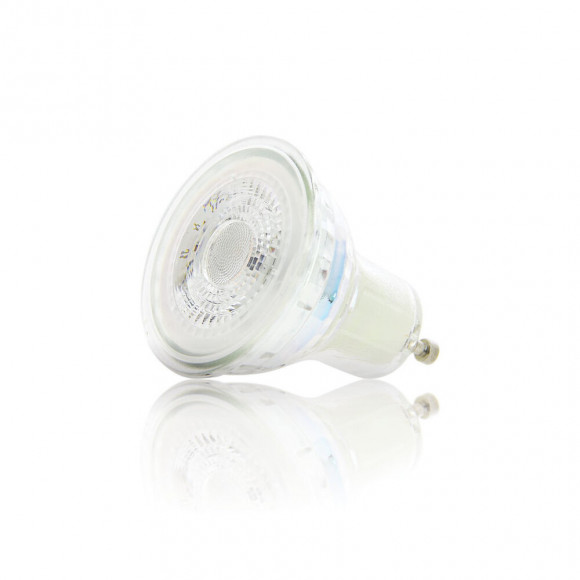 Pack De 5 Spots Led, Culot Gu10, 4,8w Cons. (50w Eq.), 345 Lumens, Lumière Blanc Chaud