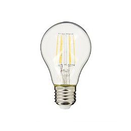 Ampoule À Filament Led A60, Culot E27, 7,5w Cons. (60w Eq.), Lumière Blanc Neutre