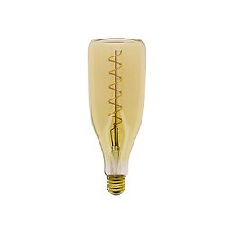 Ampoule Led Déco Bouteille Au Verre Ambré, Culot E27, 4w Cons. (30w Eq.), 350 Lumens, Lumière Blanc Chaud