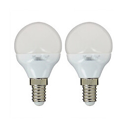 Lot De 2 Ampoules Led P45 - Culot E14 - Classique