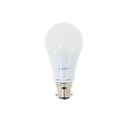 Ampoule Led A60, Culot B22, 10w Cons. (60w Eq.), Lumière Blanc Chaud