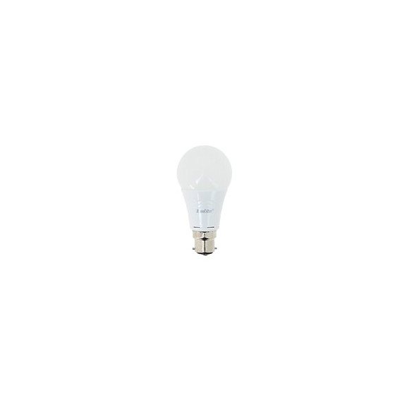 Ampoule Led A60, Culot B22, 10w Cons. (60w Eq.), Lumière Blanc Chaud