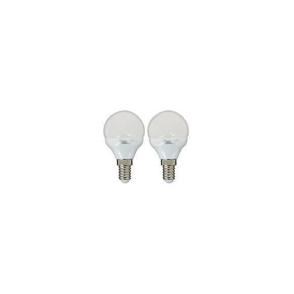 Lot De 2 Ampoules Led P45 - Culot E14 - Classique