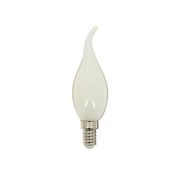 Ampoule À Filament Led Flamme Coup De Vent, Culot E14, 4w Cons. (40w Eq.), Lumière Blanche Chaud