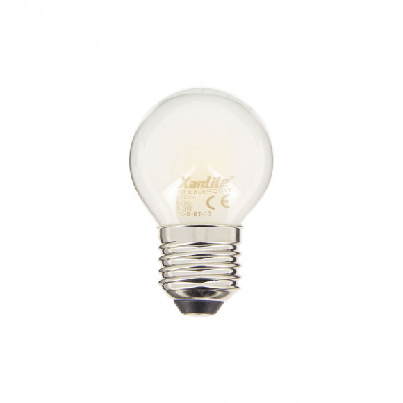 Ampoule Led Filament P45, Culot E27, 6,5w Cons. (60w Eq.), 4000k Blanc Neutre