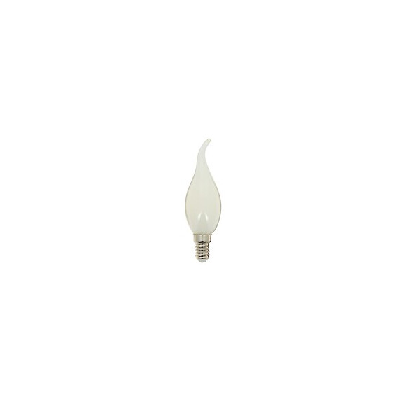 Ampoule À Filament Led Flamme Coup De Vent, Culot E14, 4w Cons. (40w Eq.), Lumière Blanche Chaud