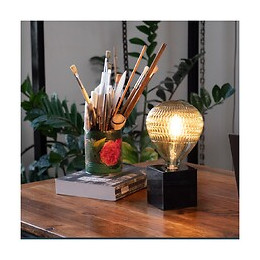 Ampoule Led Déco Ballon Vert, Culot E27, 4w Cons., 340 Lumens, Lumière Blanc Chaud