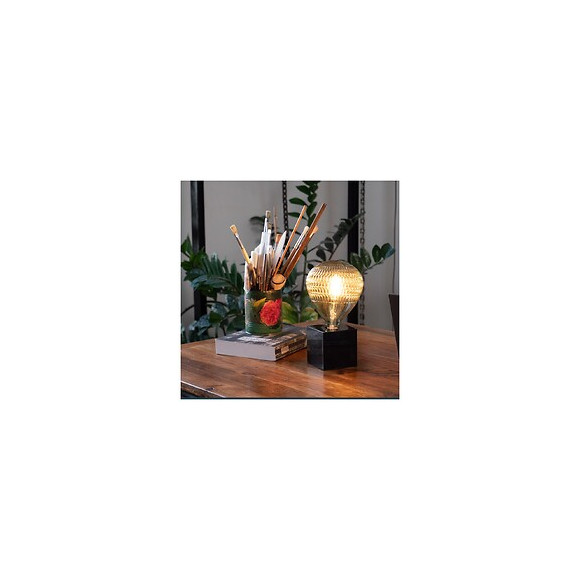 Ampoule Led Déco Ballon Vert, Culot E27, 4w Cons., 340 Lumens, Lumière Blanc Chaud