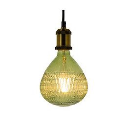 Ampoule Led Déco Ballon Vert, Culot E27, 4w Cons., 340 Lumens, Lumière Blanc Chaud