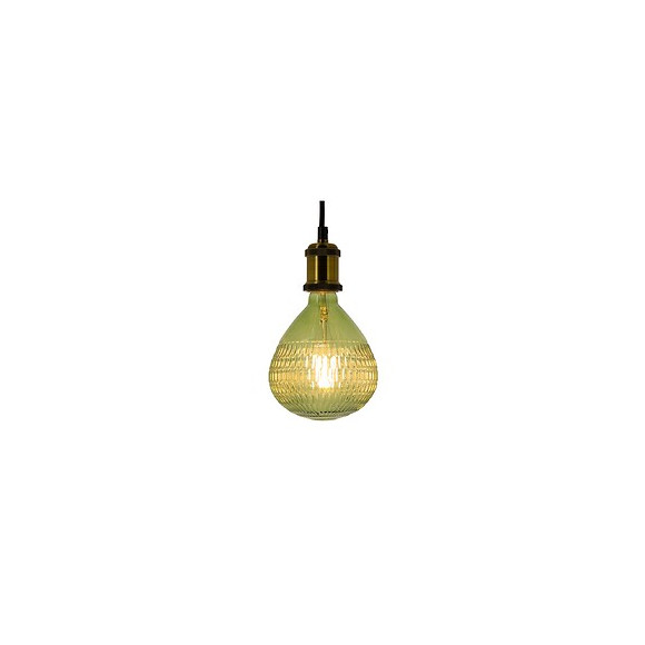 Ampoule Led Déco Ballon Vert, Culot E27, 4w Cons., 340 Lumens, Lumière Blanc Chaud
