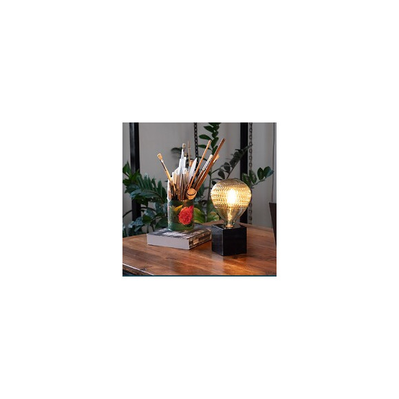 Ampoule Led Déco Ballon Vert, Culot E27, 4w Cons., 340 Lumens, Lumière Blanc Chaud