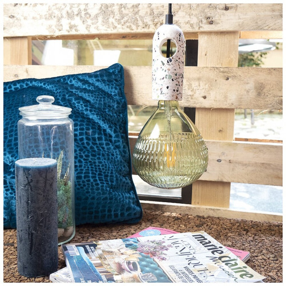 Ampoule Led Déco Ballon Vert, Culot E27, 4w Cons., 340 Lumens, Lumière Blanc Chaud